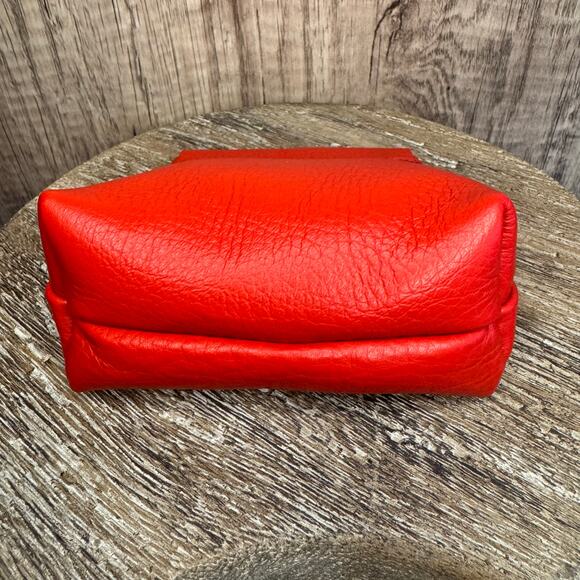 Portland Leather Penny Pouch POPPY RED Penny Pouch FAST SHIP Coin Purse - Picture 4 of 5